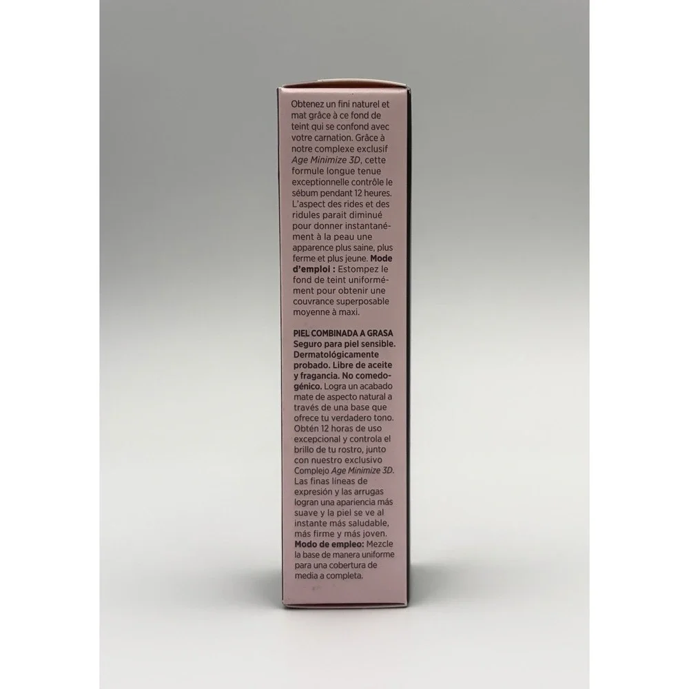 Mary Kay TimeWise Matte 3D Foundation Ivory W 150 Combo to Oily Skin 1oz NIB